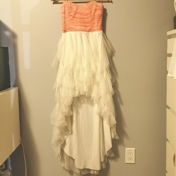 Teeze Me Ruffled High-LowDres - Picture 3 of 10